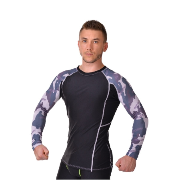 Рашгард с длинным рукавом для ММА CAMO black Berserk-sport