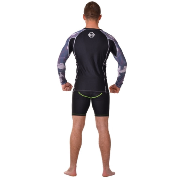 Рашгард с длинным рукавом для ММА CAMO black Berserk-sport
