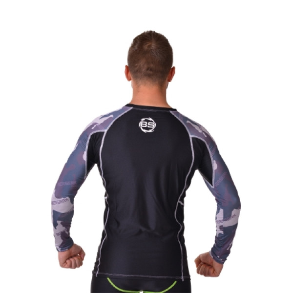 Рашгард с длинным рукавом для ММА CAMO black Berserk-sport