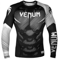 Рашгард Venum NoGi 2.0 Rashguard Long Sleeves Black White