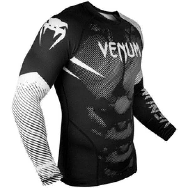 Рашгард Venum NoGi 2.0 Rashguard Long Sleeves Black White