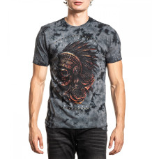 Футболка Affliction Forget In Obsidan SS Tee Doom Wash