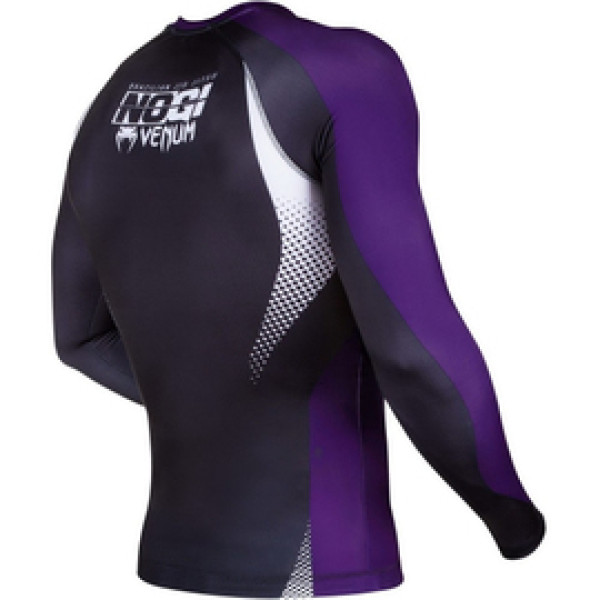 Рашгард Venum No Gi IBJJF Approved Rash Guard Black Purple