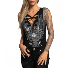 Женская майка Affliction Nightrock Pass Bodysuit Black