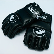 Перчатки MMA Free-Fight Gloves Black c защитой пальца
