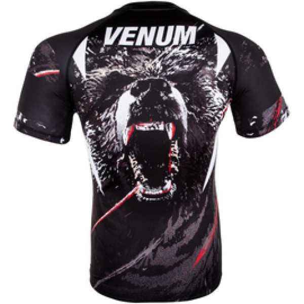 Рашгард Venum Grizzli Rashguard Short Sleeves Black