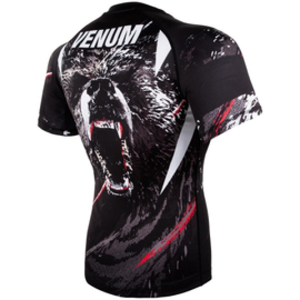 Рашгард Venum Grizzli Rashguard Short Sleeves Black