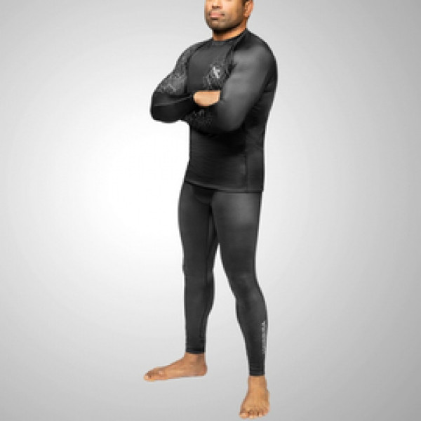 Компрессионные штаны Hayabusa Geo Jiu Jitsu Spats Grey