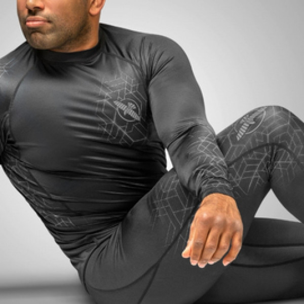 Компрессионные штаны Hayabusa Geo Jiu Jitsu Spats Grey