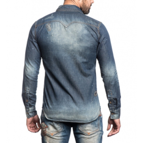 Мужская рубашка Affliction Gravel Roads