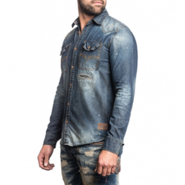 Мужская рубашка Affliction Gravel Roads