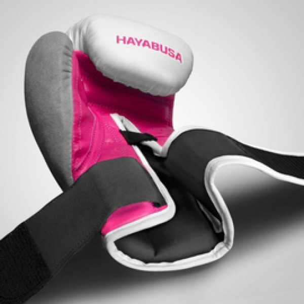 Боксерские перчатки Hayabusa T3 Boxing Gloves White Pink