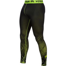 Компрессионные штаны Venum Fusion Compression Spats Black Yellow