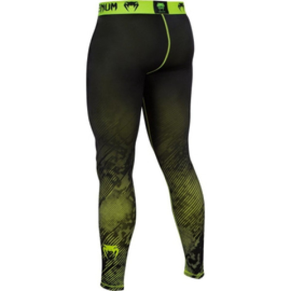 Компрессионные штаны Venum Fusion Compression Spats Black Yellow