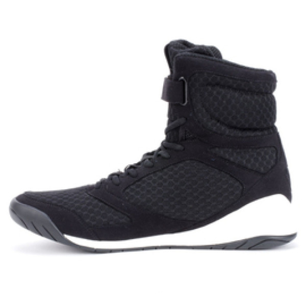 Боксерки Everlast Elite High Top Boxing Shoes Black