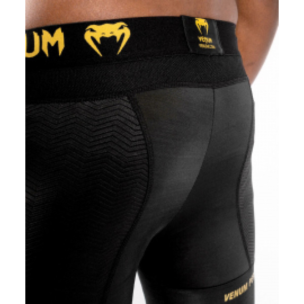 Компрессионные шорты Venum G-Fit Compression Shorts Black Gold