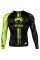 Рашгард Venum Logos Rashguard Long Sleeves Black Neo Yellow