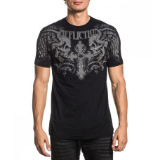 Футболка Affliction Winged Up SS Tee Black