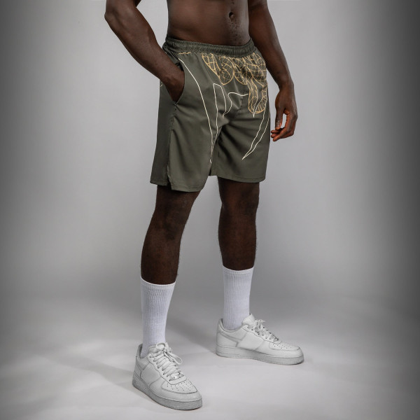 Тренувальні шорти Venum Serpenti Training Shorts Khaki Bronze Ivory