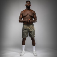 Тренувальні шорти Venum Serpenti Training Shorts Khaki Bronze Ivory