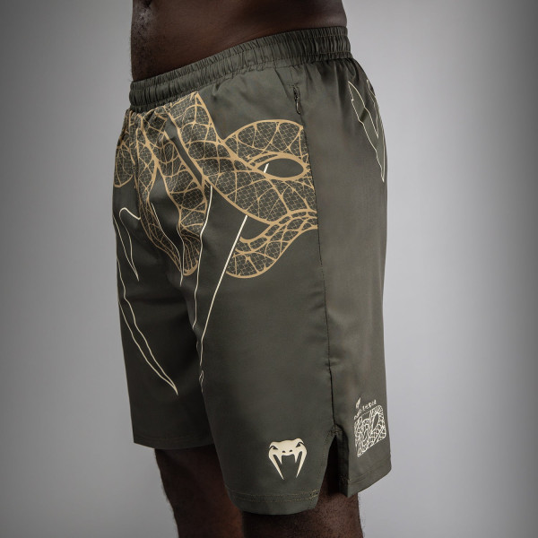 Тренувальні шорти Venum Serpenti Training Shorts Khaki Bronze Ivory