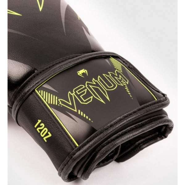 Боксерські рукавиці Venum Impact Black Neo Yellow