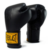 Боксерські рукавиці Everlast 1910 Pro Hook and Loop Boxing Gloves Black