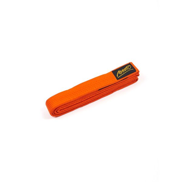 Дитячий пояс для кімоно MANTO Kids Belt BJJ Tag Orange