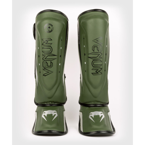 Захист гомілки Venum Elite Evo Shinguards Khaki Silver
