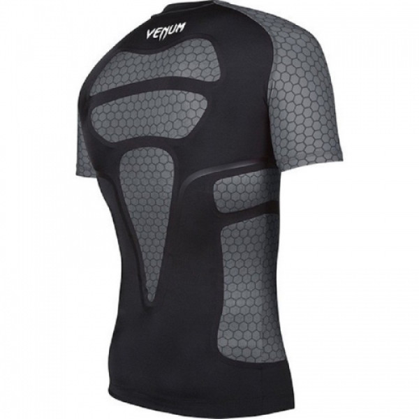 Рашгард Venum Absolute Short Sleeves Black Grey