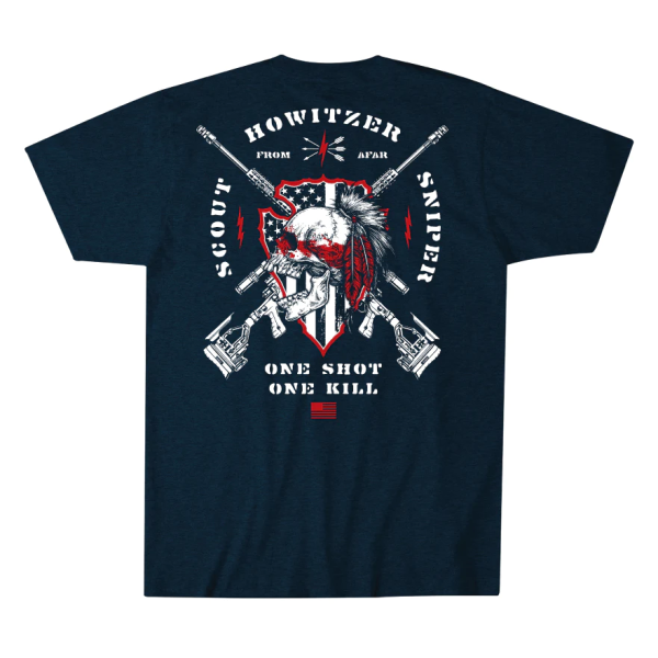 Футболка Howitzer From Afar Shortsleeve Tee Denim/Black Heather