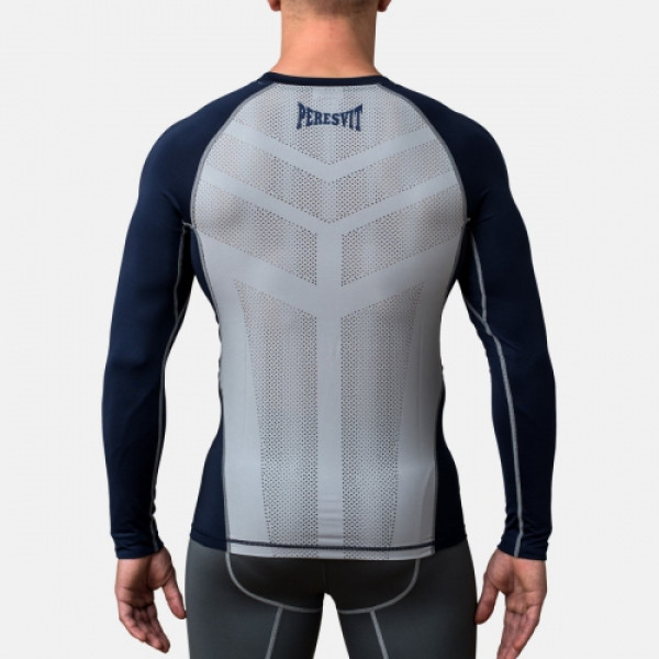 Компресійна футболка Peresvit Air Motion Navy Grey Long Sleeve