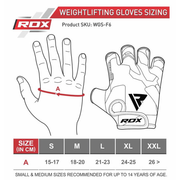 Рукавички для спортзалу RDX F6 Fitness Gym Gloves Grey