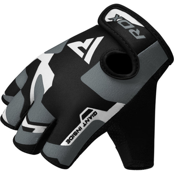 Рукавички для спортзалу RDX F6 Fitness Gym Gloves Grey