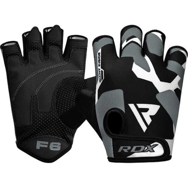 Рукавички для спортзалу RDX F6 Fitness Gym Gloves Grey