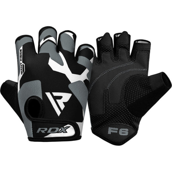 Рукавички для спортзалу RDX F6 Fitness Gym Gloves Grey