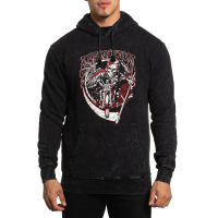 Худі-пуловер Affliction Ride or Die Po Hood Black Lava Wash