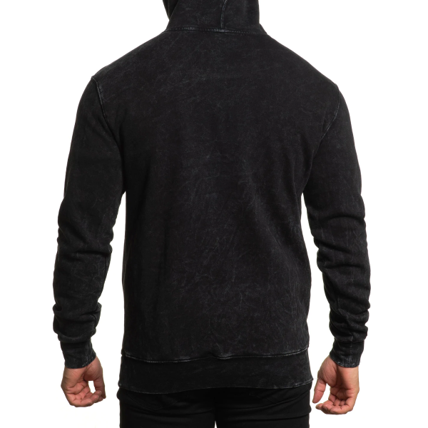 Худі-пуловер Affliction Ride or Die Po Hood Black Lava Wash