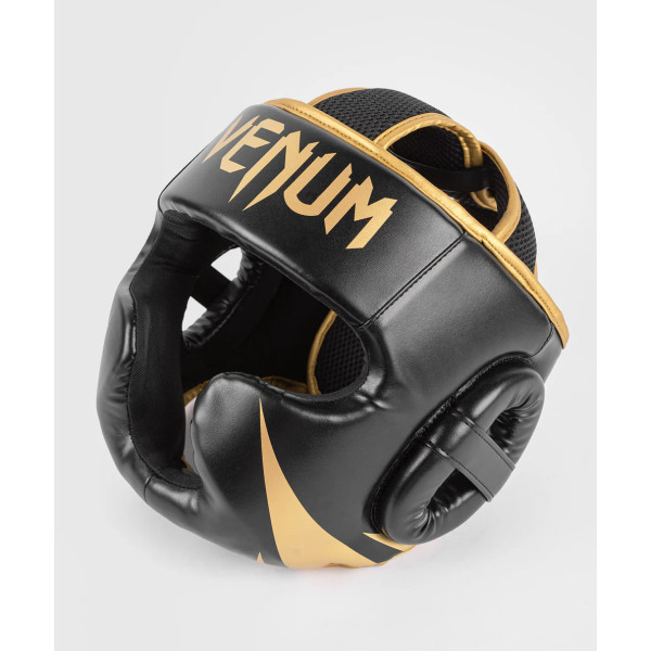 Боксерський шолом Venum Challenger Headgear Black Gold