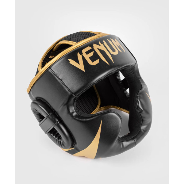 Боксерський шолом Venum Challenger Headgear Black Gold