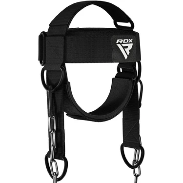 Тренажер для шиї RDX H2 Neck Harness For Weight Lifting & Strengthening Exercises Black