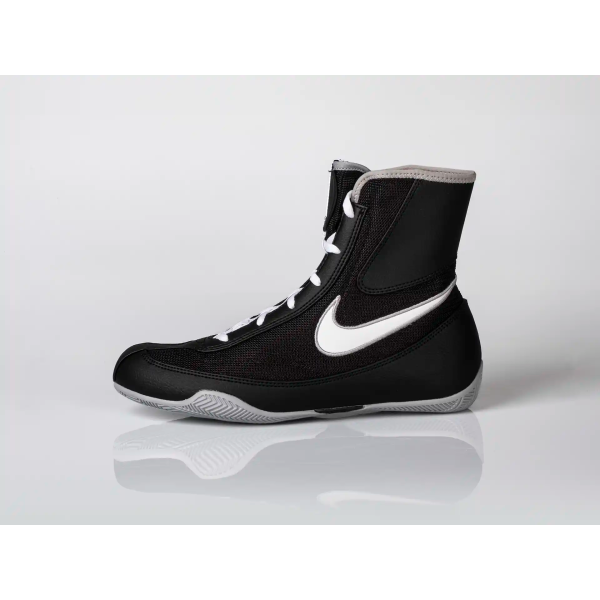 Боксерки Nike Machomai 2.0 Boxing Boots Black White-Wolf Grey
