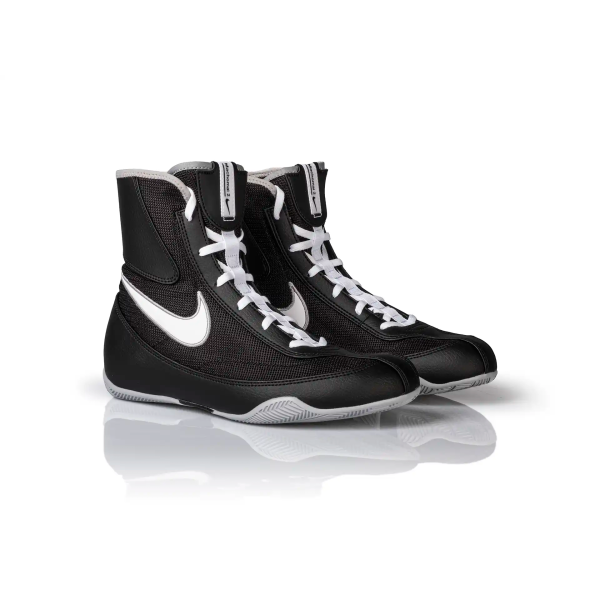 Боксерки Nike Machomai 2.0 Boxing Boots Black White-Wolf Grey