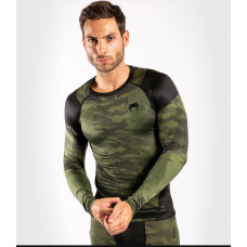 Рашгард Venum Trooper Rashguard Long Sleeves Forest Camo Black