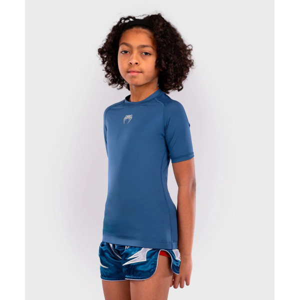 Дитячий рашгард Venum Contender Kids Rashguards Short Sleeves - Royal Blue