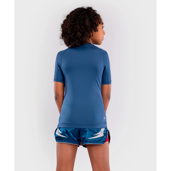 Дитячий рашгард Venum Contender Kids Rashguards Short Sleeves - Royal Blue