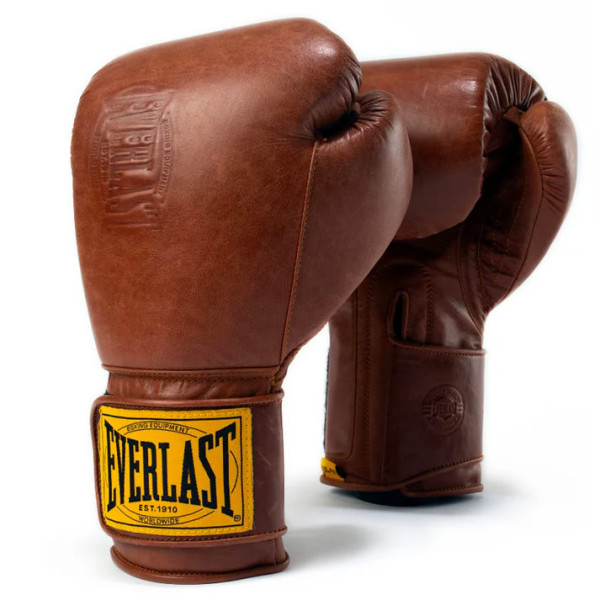 Боксерські рукавиці Everlast 1910 Pro Hook and Loop Boxing Gloves Brown