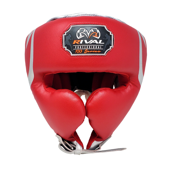 Боксерський шолом Rival RHG100 Professional Headgear Red Silver