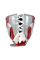 Боксерський шолом Rival RHG100 Professional Headgear Red Silver