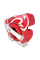 Боксерський шолом Rival RHG100 Professional Headgear Red Silver